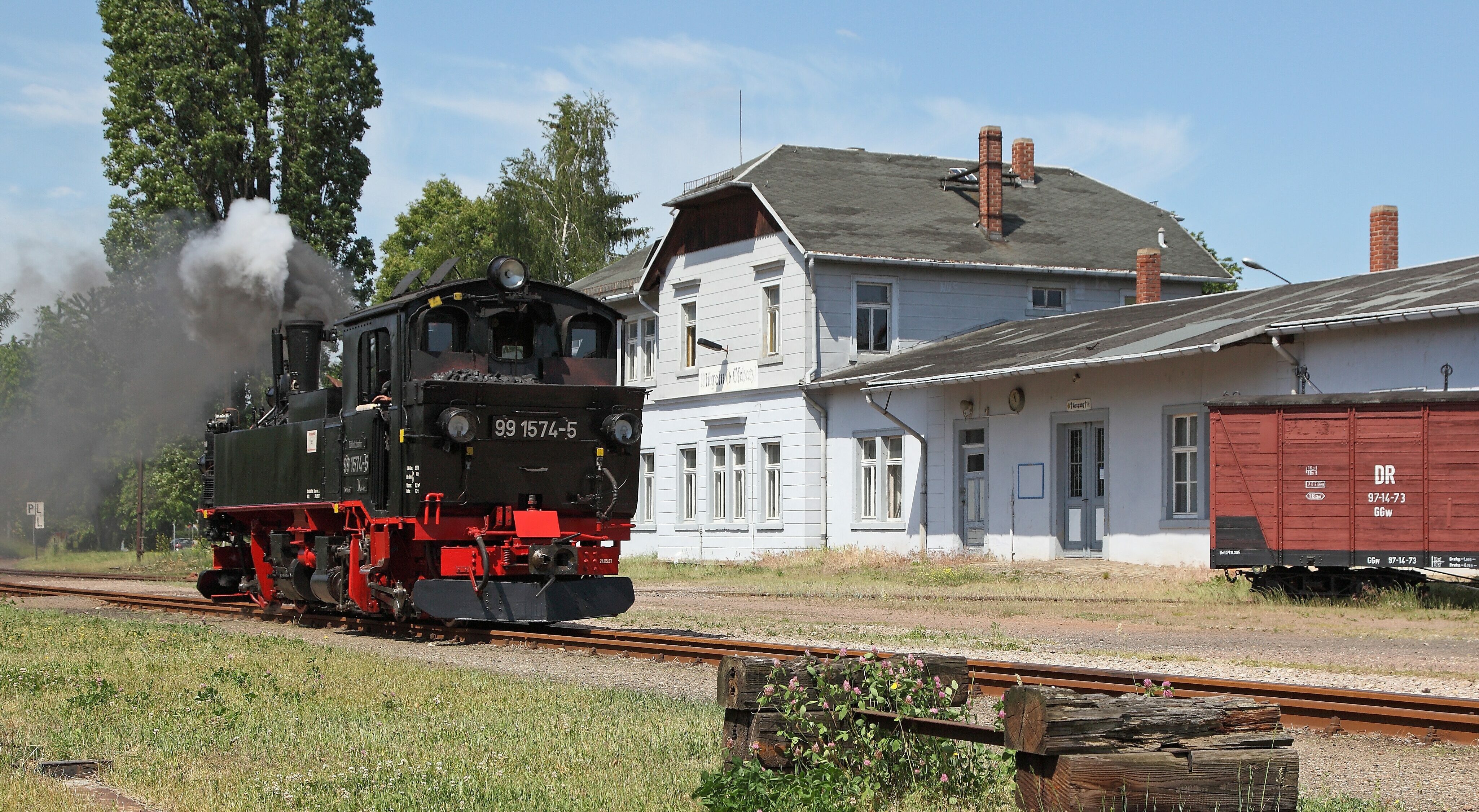 Bahnhof Mügeln, Foto: S. Geist