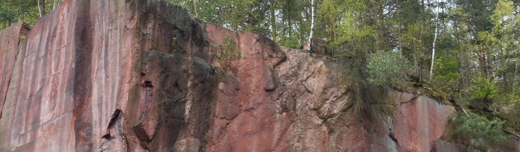 Gleisbergbruch Rochlitz, Foto: Archiv Geopark Porphyrland