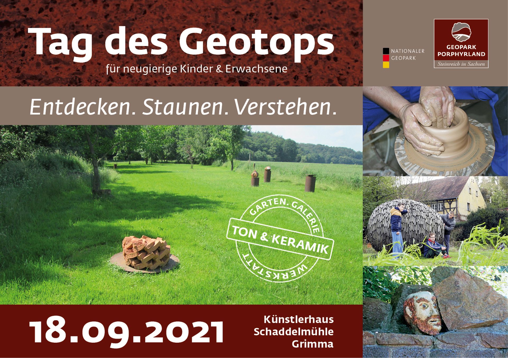 Tag des Geotops 22021 im Geoportal "Erden der Keramik" in der Schaddelmühle